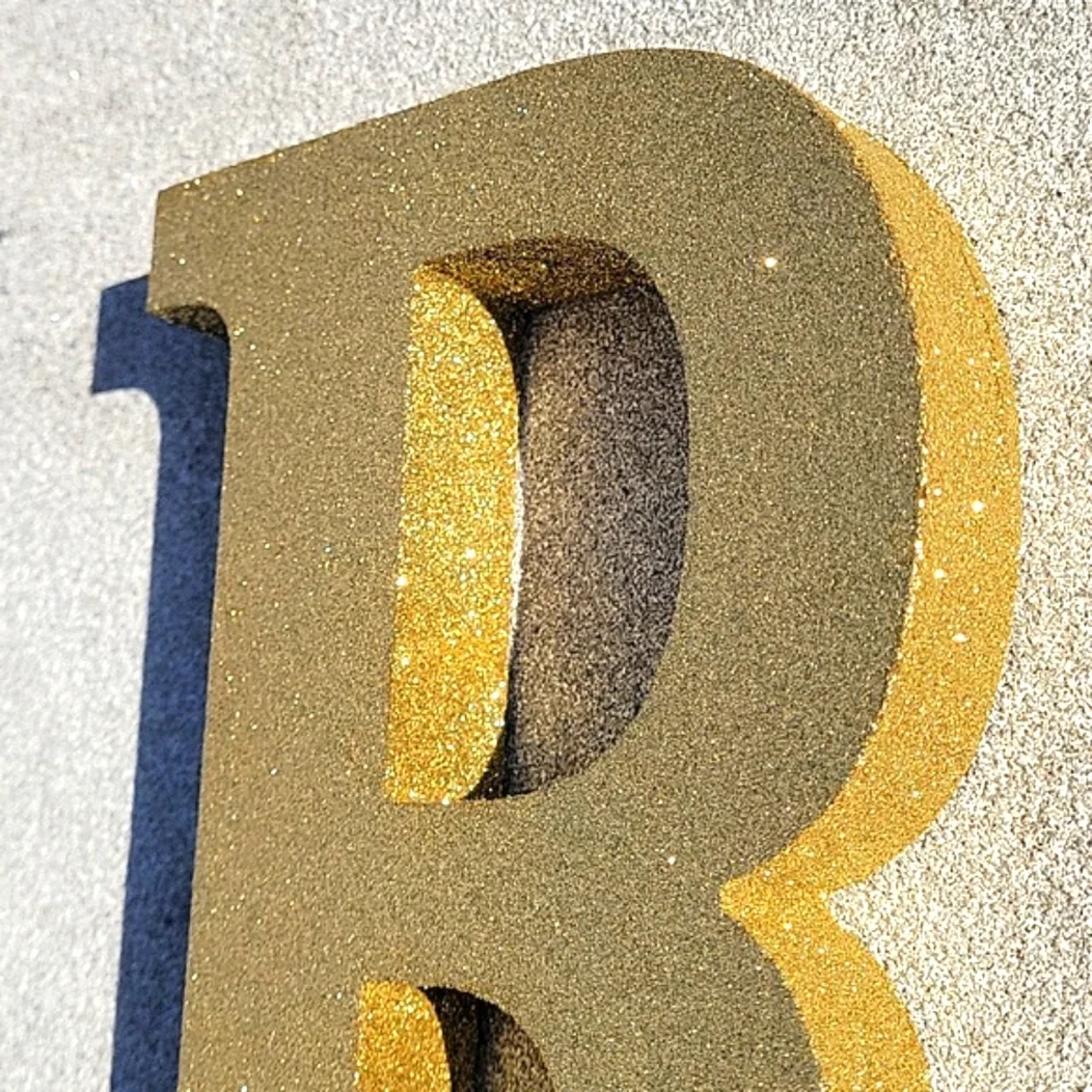 NEW 9 inch Glam Letter 